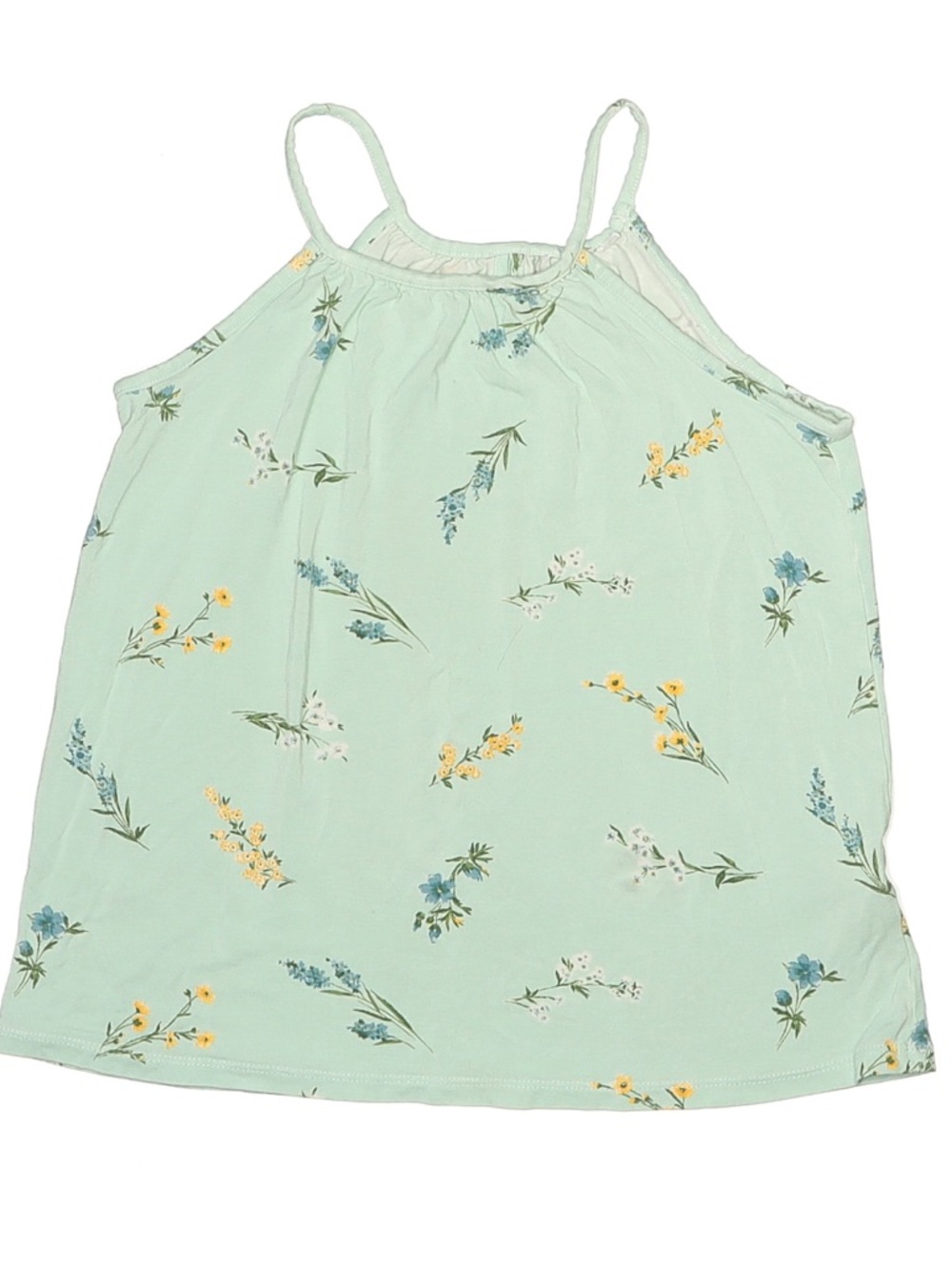 Bailey Lane NWT Girls Mint Green Floral Spaghetti Strap Tank Size 8-10 Med